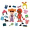 Buddy & Barney: Dressing Up Bath Time Stickers - 32 Reusable Foam Stickers & Mesh Storage Bag, Mix & Match, Fun Tub Water Toy, Toddlers & Kids Age 3+
